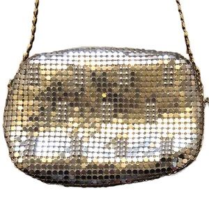 Silver Mesh Crossbody Bag